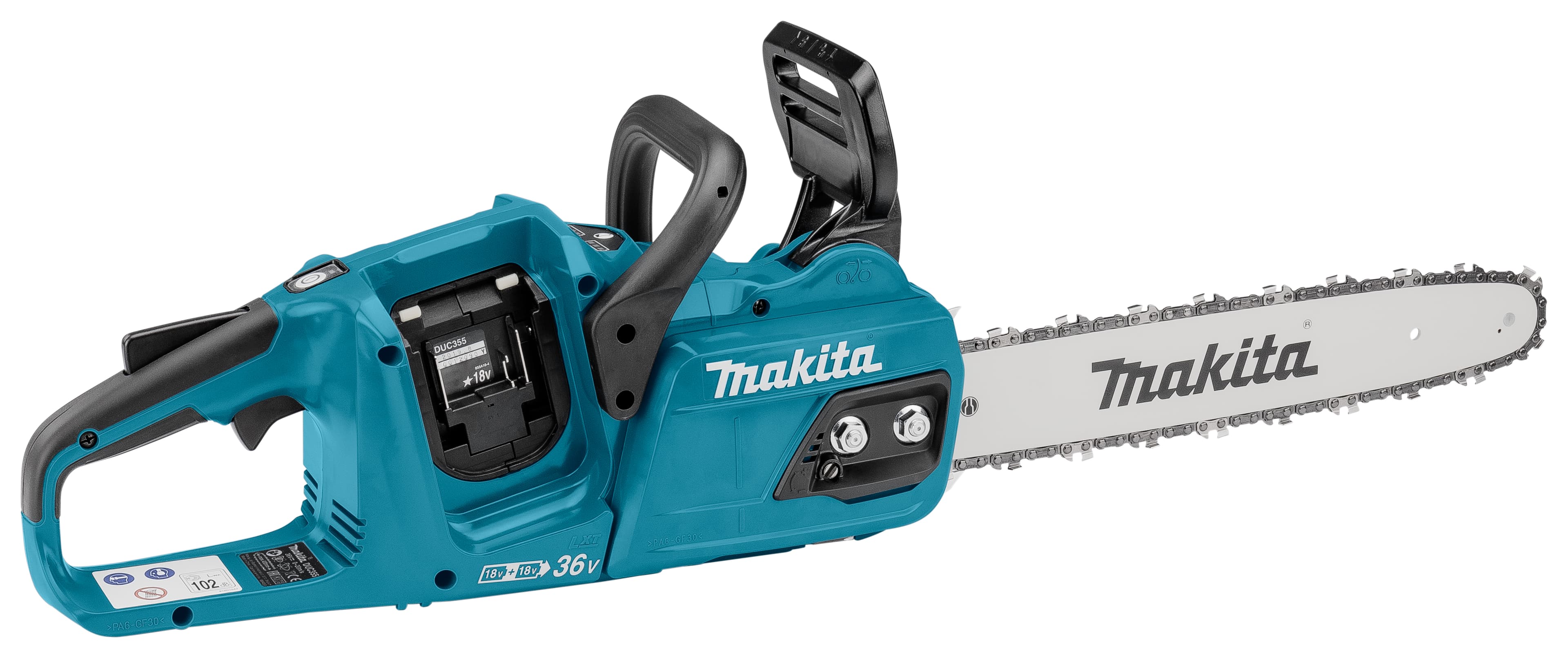Makita kettingzaag DUC355Z 35cm 2x18V