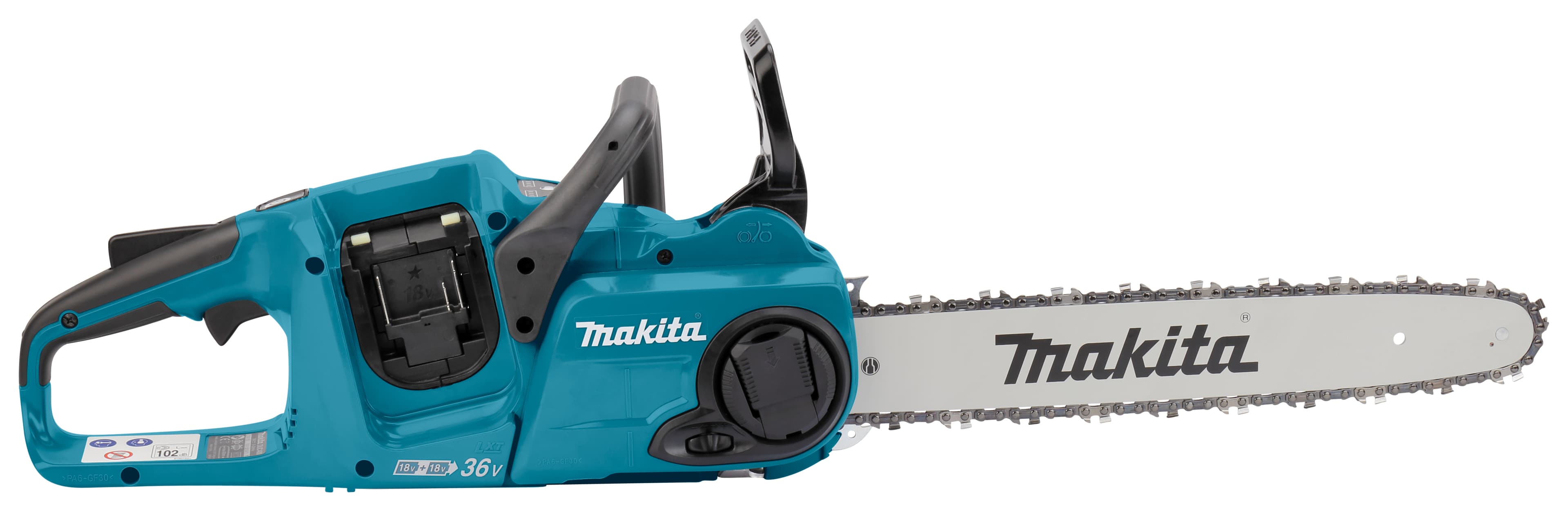 Makita kettingzaag DUC400Z 40cm 2x18V snelspan systeem