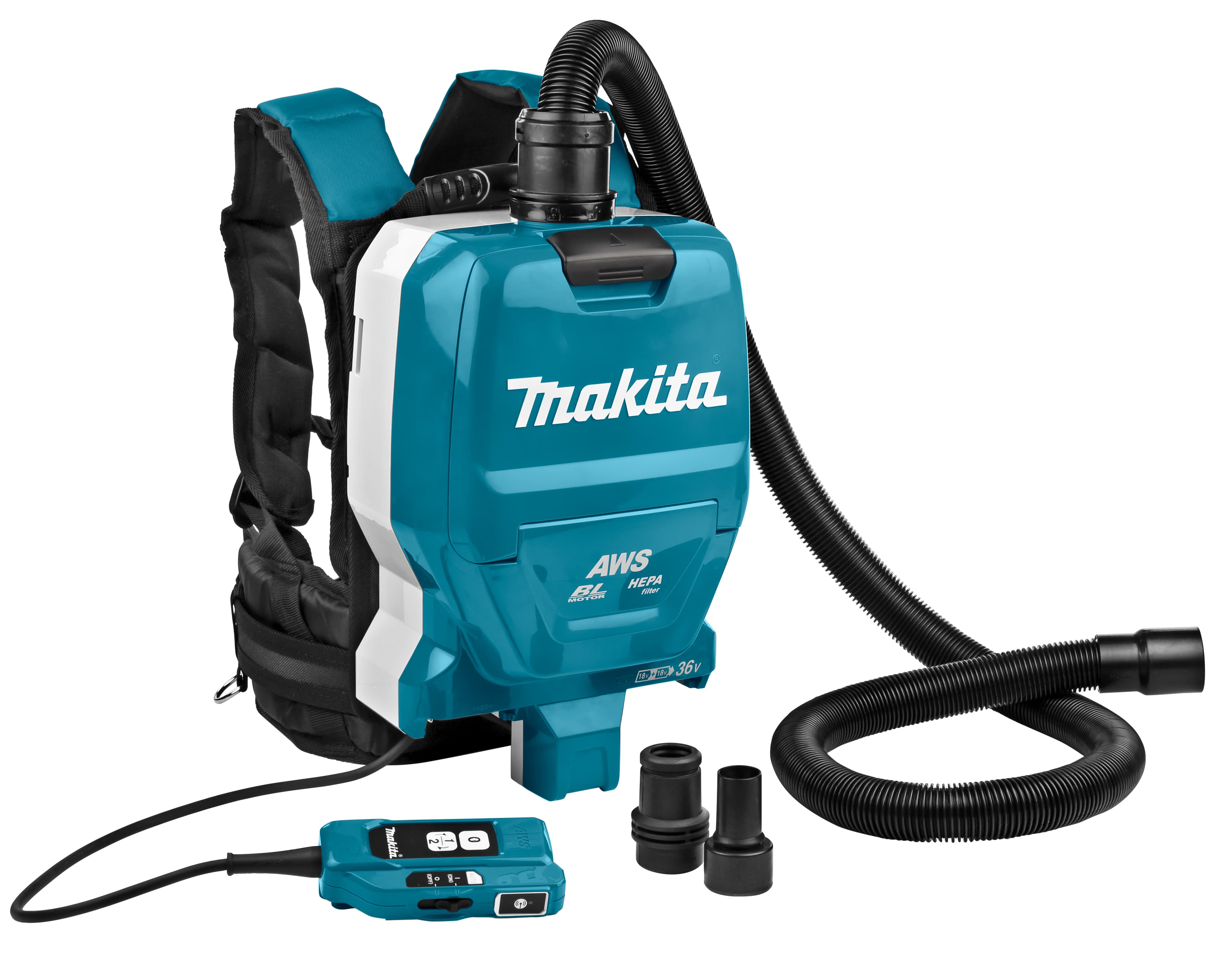 Makita stofzuiger DVC265ZXU 5L roterende borstel 2x18V tbv schoonmaak