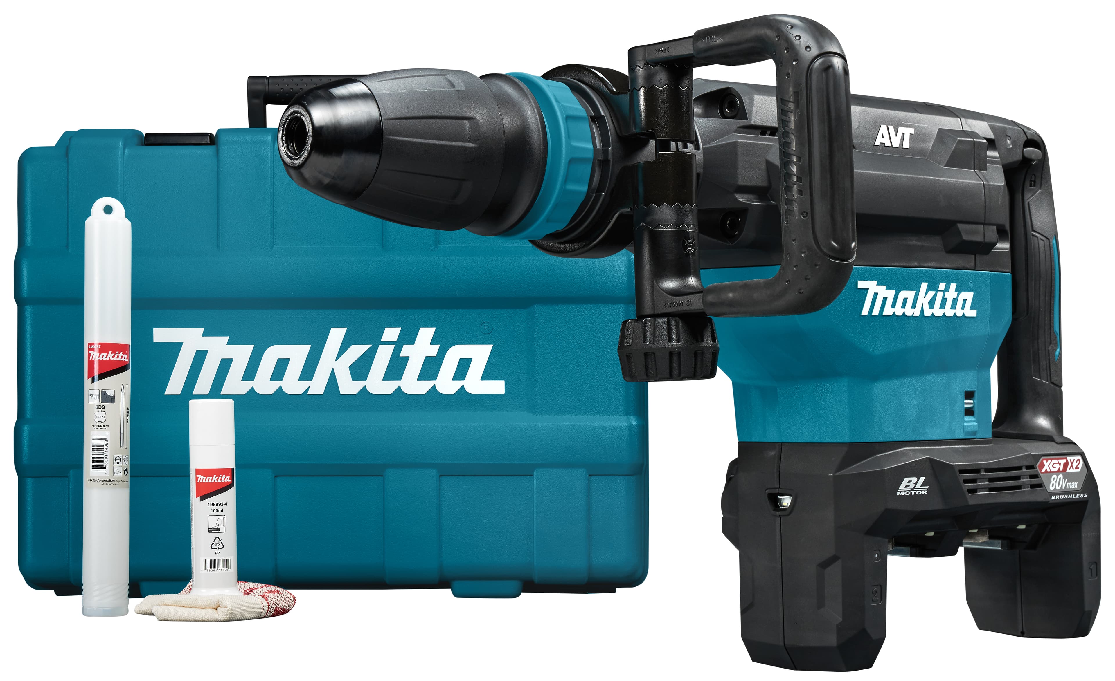 Makita breekhamer HM002GZ03 SDS-max 20.9J 12kg 2x40V AWS koffer