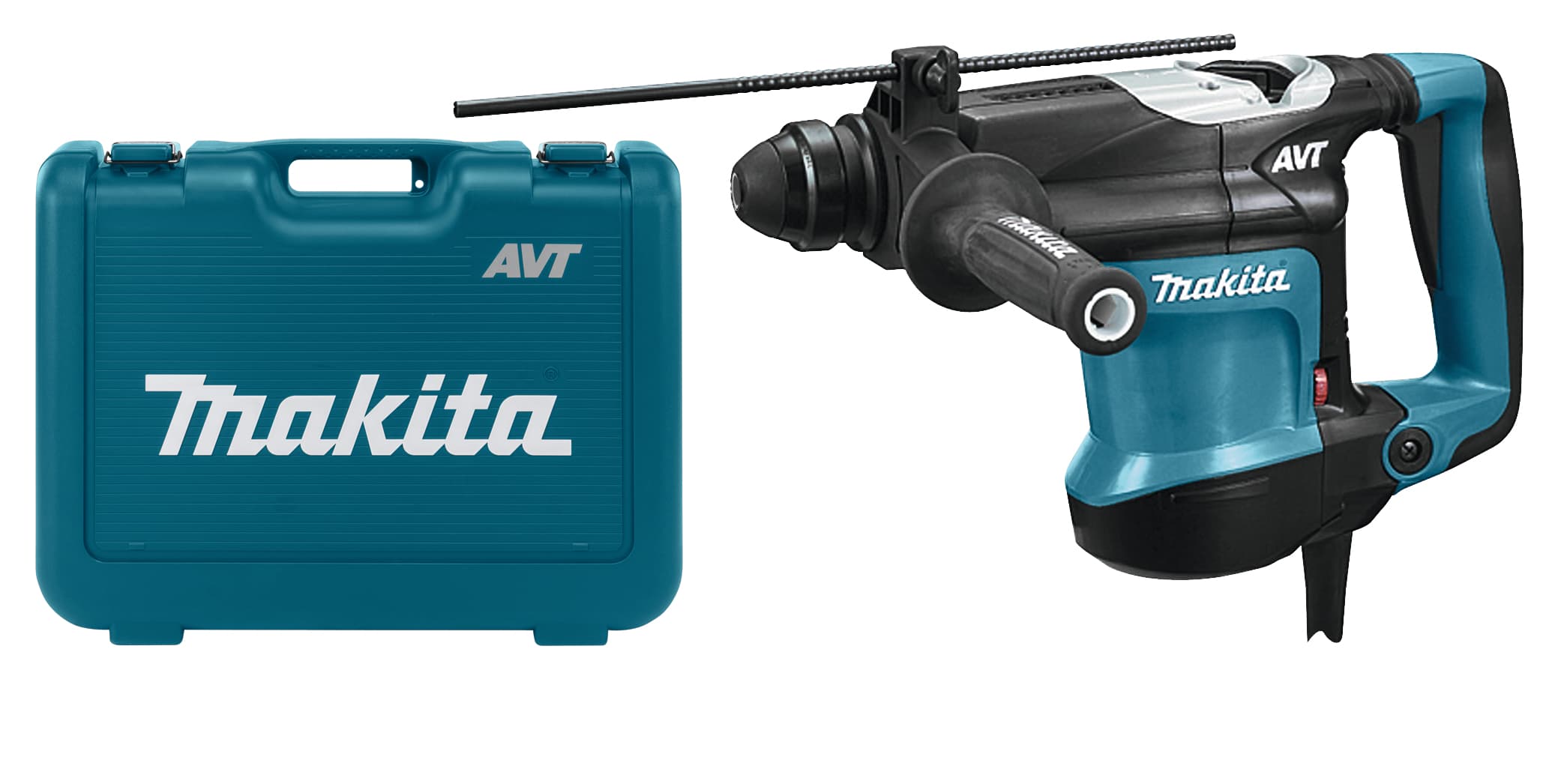 Makita boorhamer HR3210C SDS-plus 5.0J 32mm beitelstop 230V AVT koffer