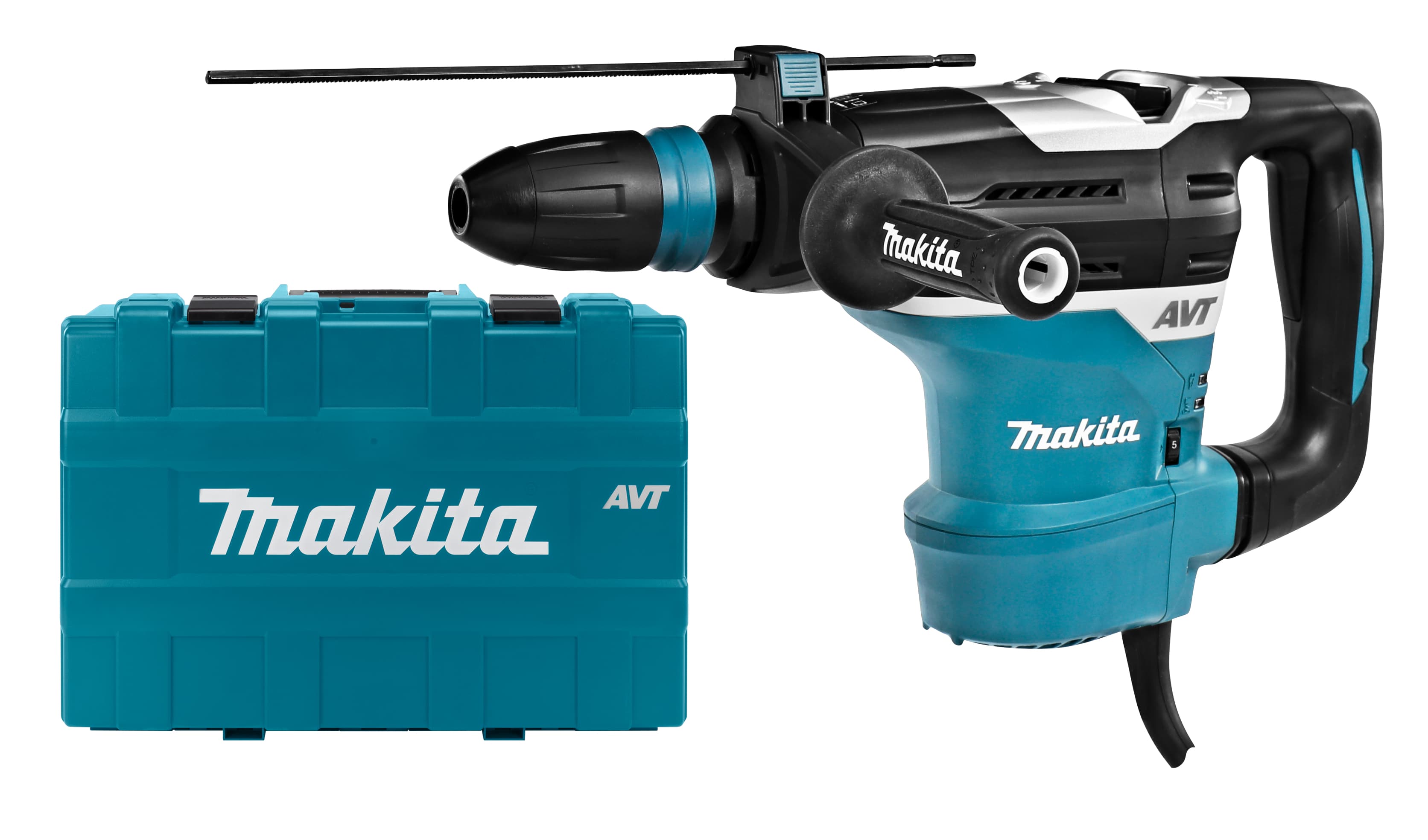 Makita boorhamer HR4013CV SDS-max 8.0J 40mm beitelstop 230V 1100W AVT stofafzuiging koffer