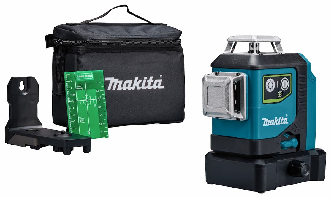 Makita kruislijnlaser SK700GD groen 3x360° 12V