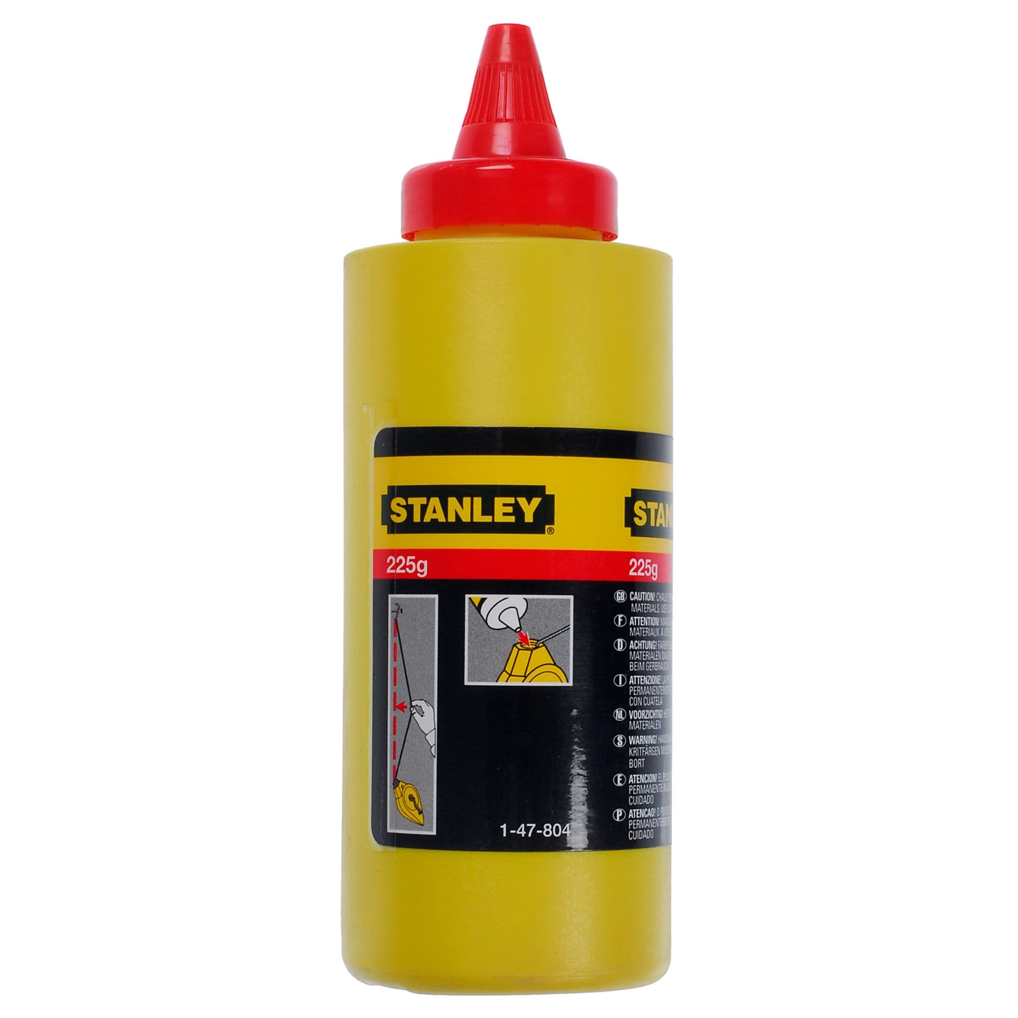 Stanley Slaglijnpoeder Rood 225g 1-47-804