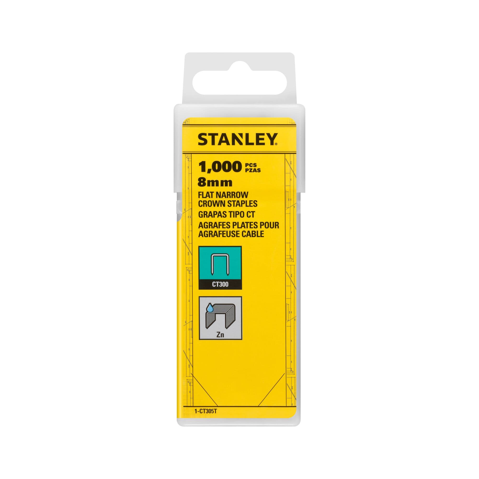 Stanley Nieten Type CT 1000 stuks
