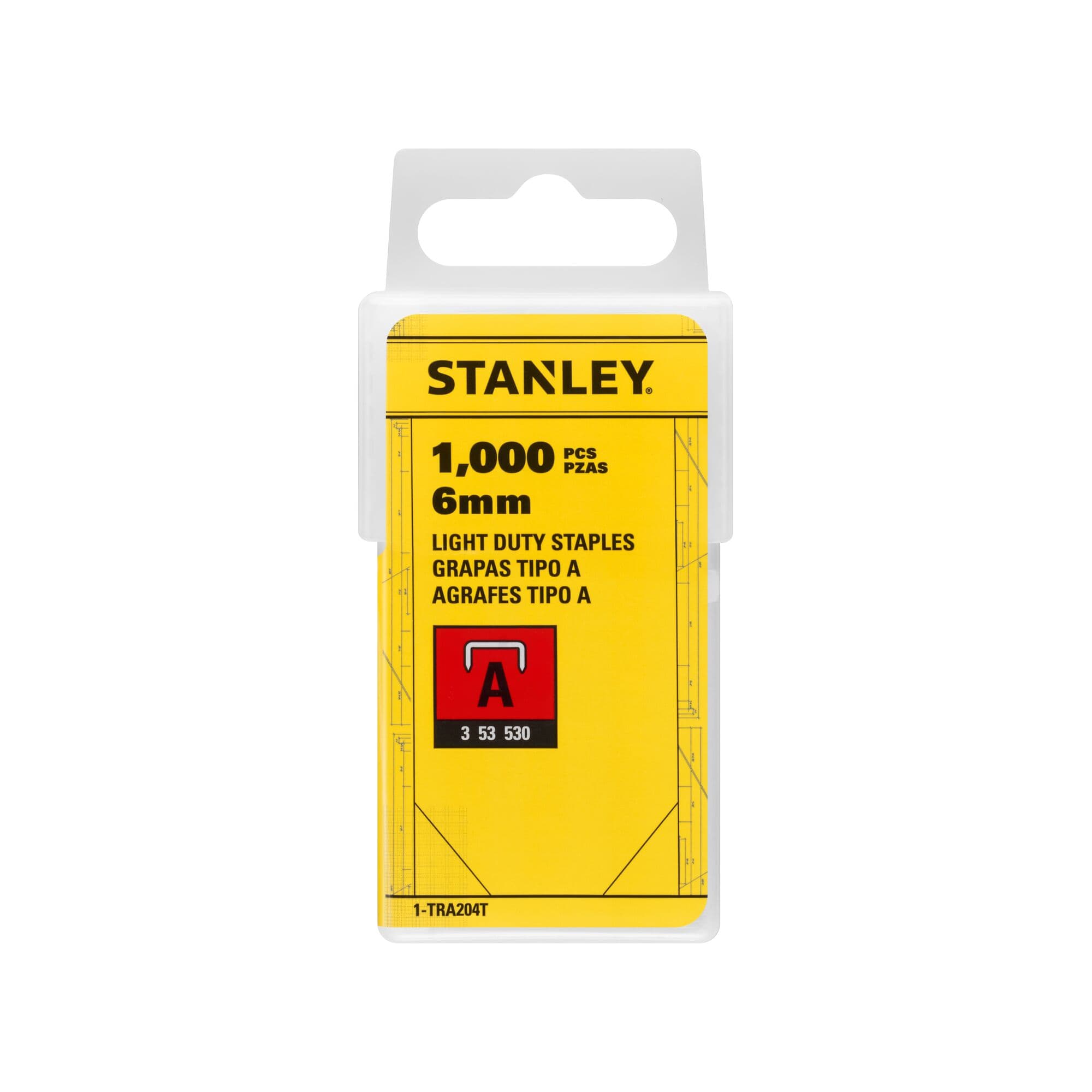 Stanley Nieten Type A 1000 stuks