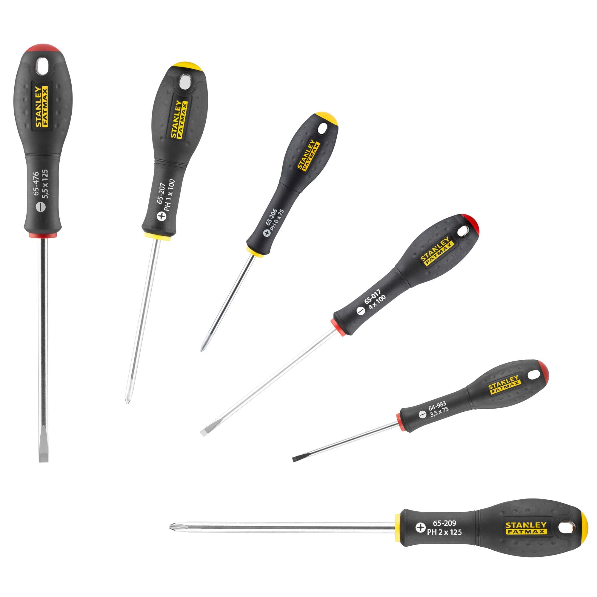 Stanley FATMAX Schroevendraaierset 6-delige Parallel/PH FMHT0-62626