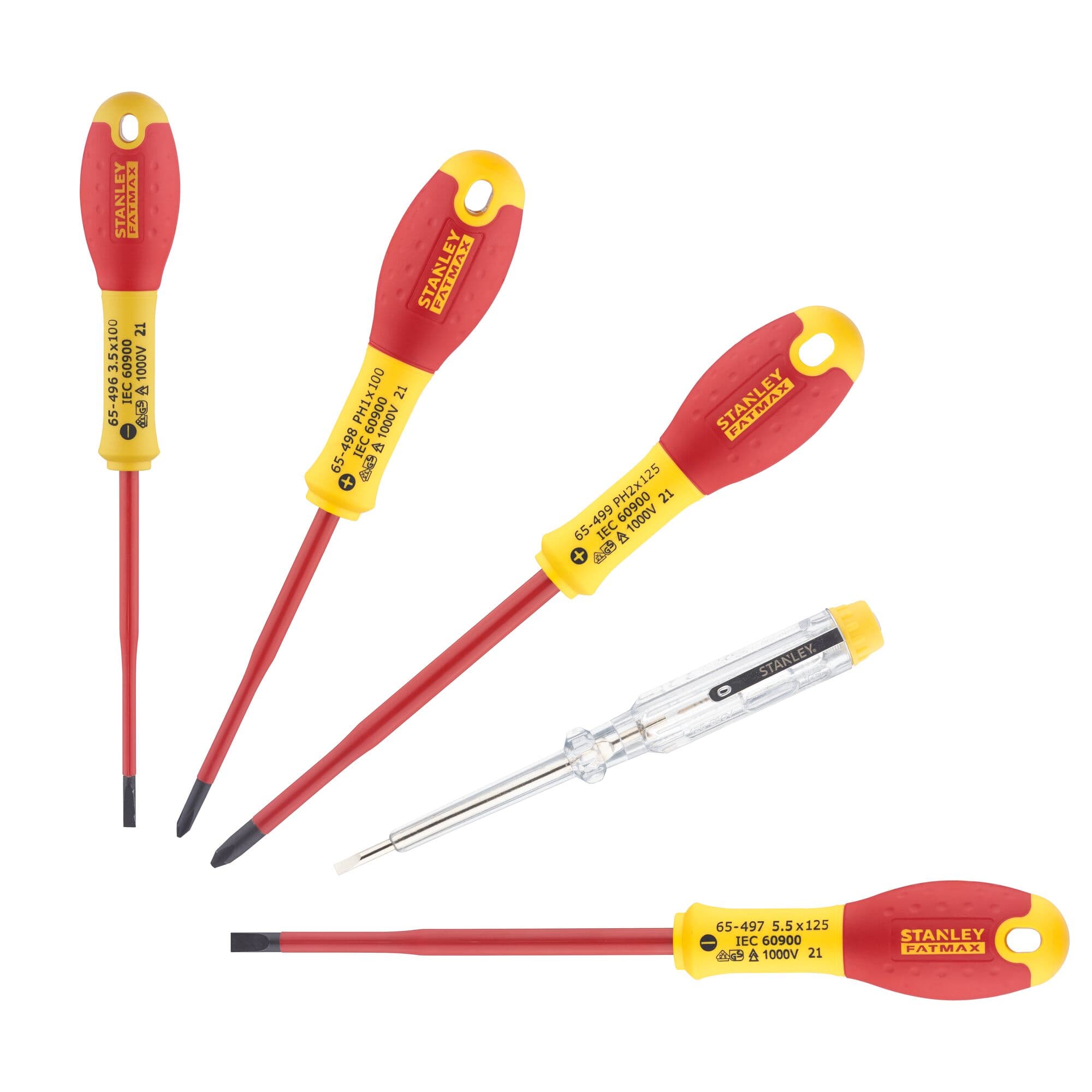 Stanley FATMAX Schroevendraaierset Pro VDE 5-delig PH Smalle Tip XTHT0-62692