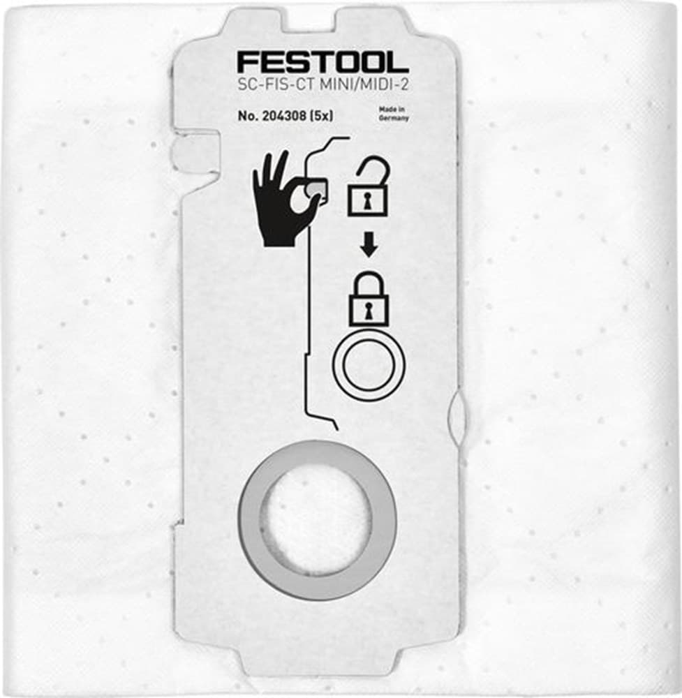 Festool Stofzuiger zak fleece Selfclean SC-FIS-CT MINI/MIDI-2/5/CT15