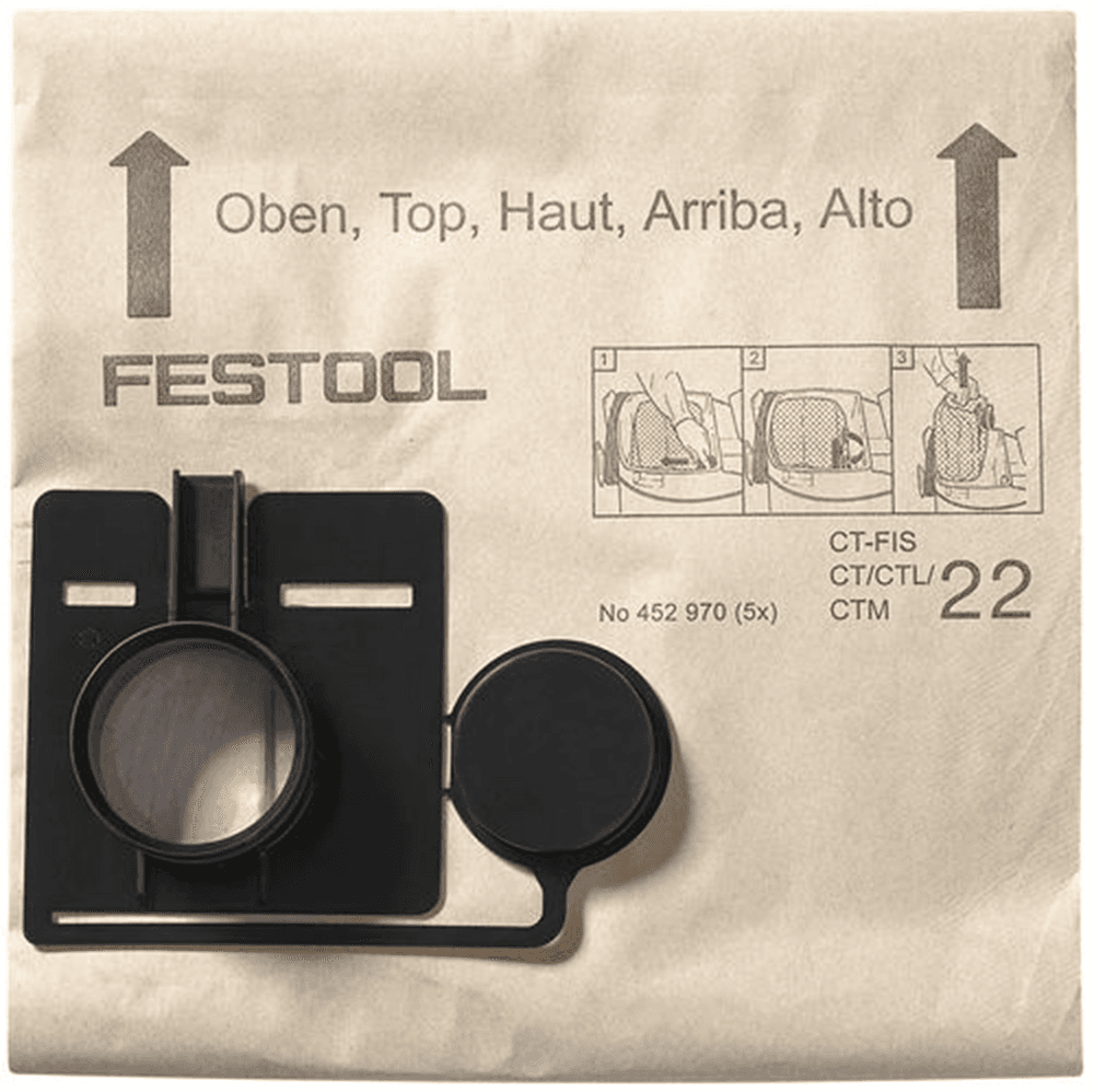 Festool Stofzuiger zak papier FIS-CT 55/5