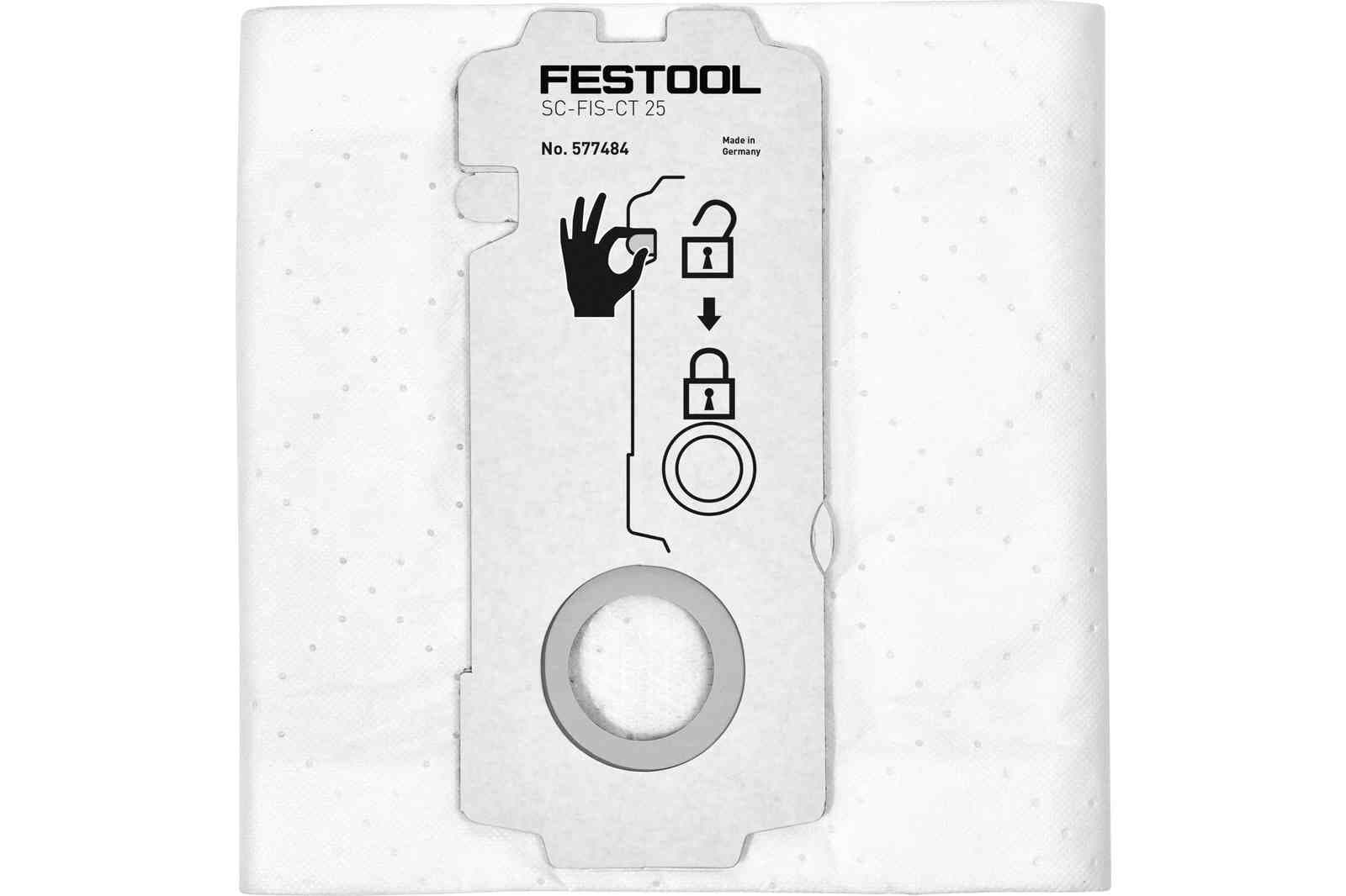 Festool Stofzuiger zak fleece Selfclean SC-FIS-CT 25/5