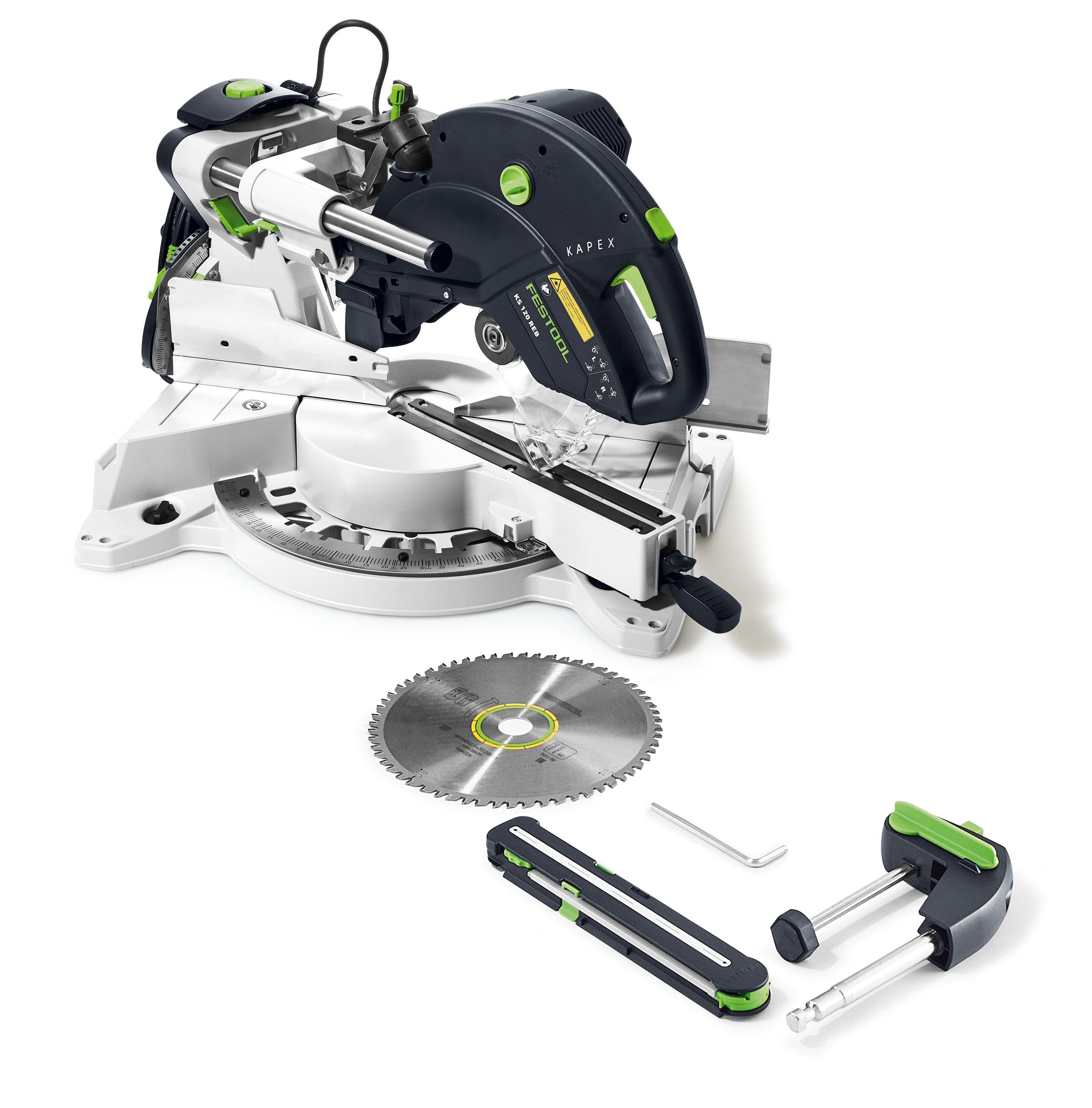 Festool afkortzaag KS 120 REB 260mm Kapex 230V 1600W