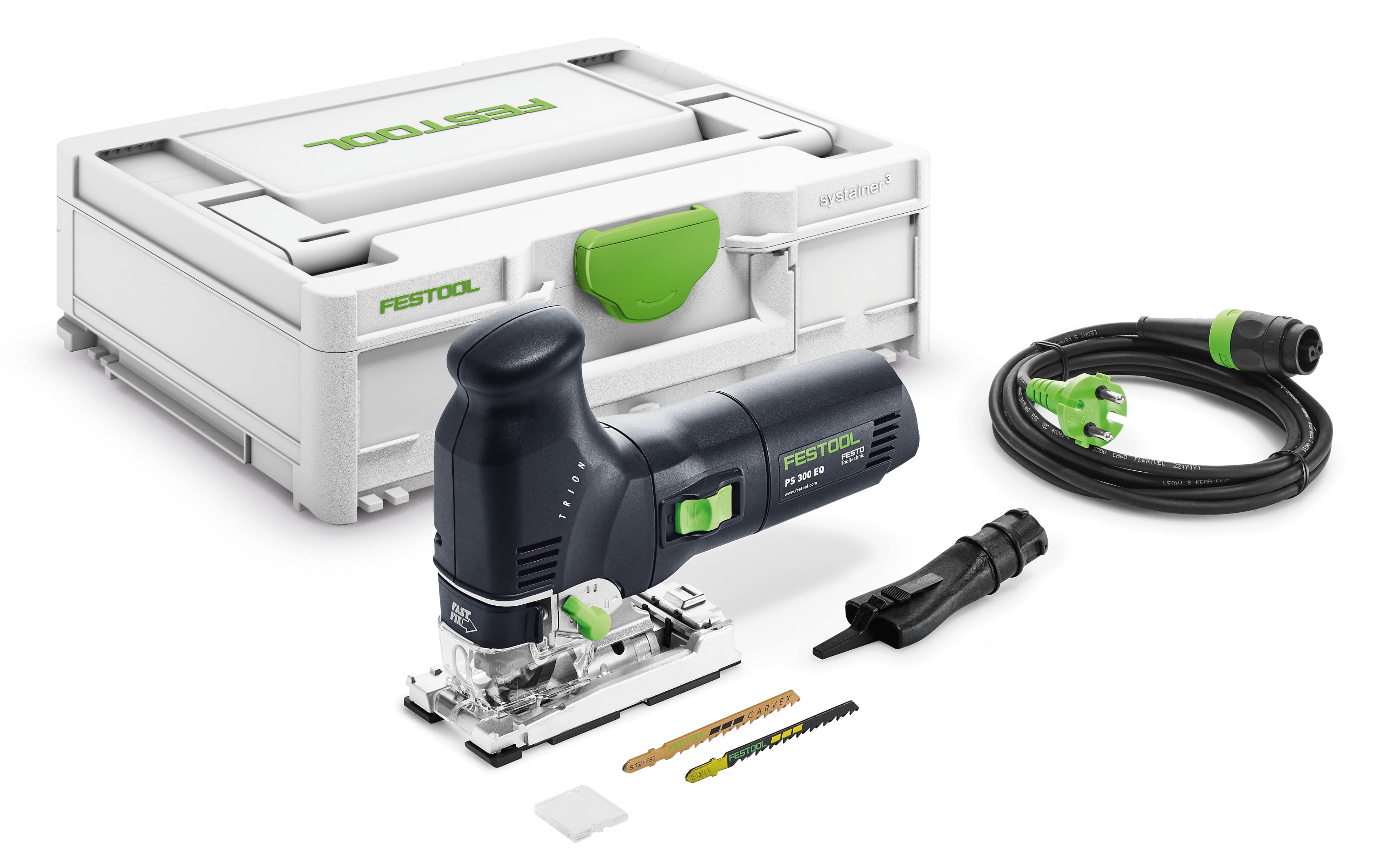 Festool decoupeerzaag PS 300 EQ-Plus bodygrip Trion 230V