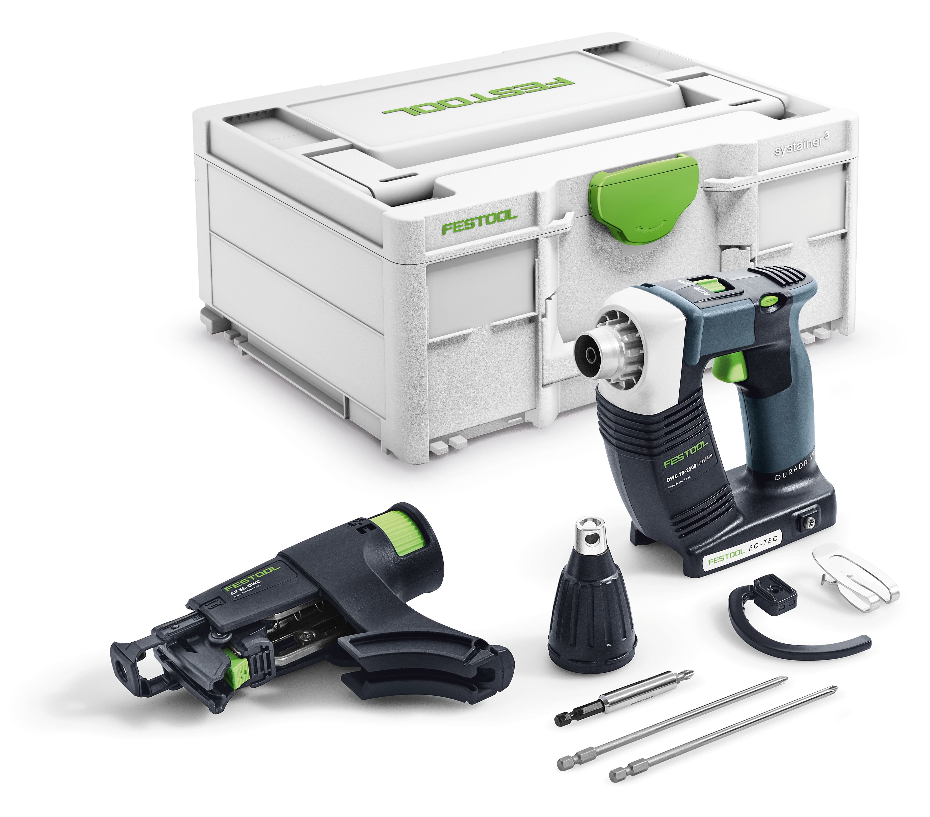 Festool schroefautomaat DWC 18-2500-Basic 2500tpm 18V