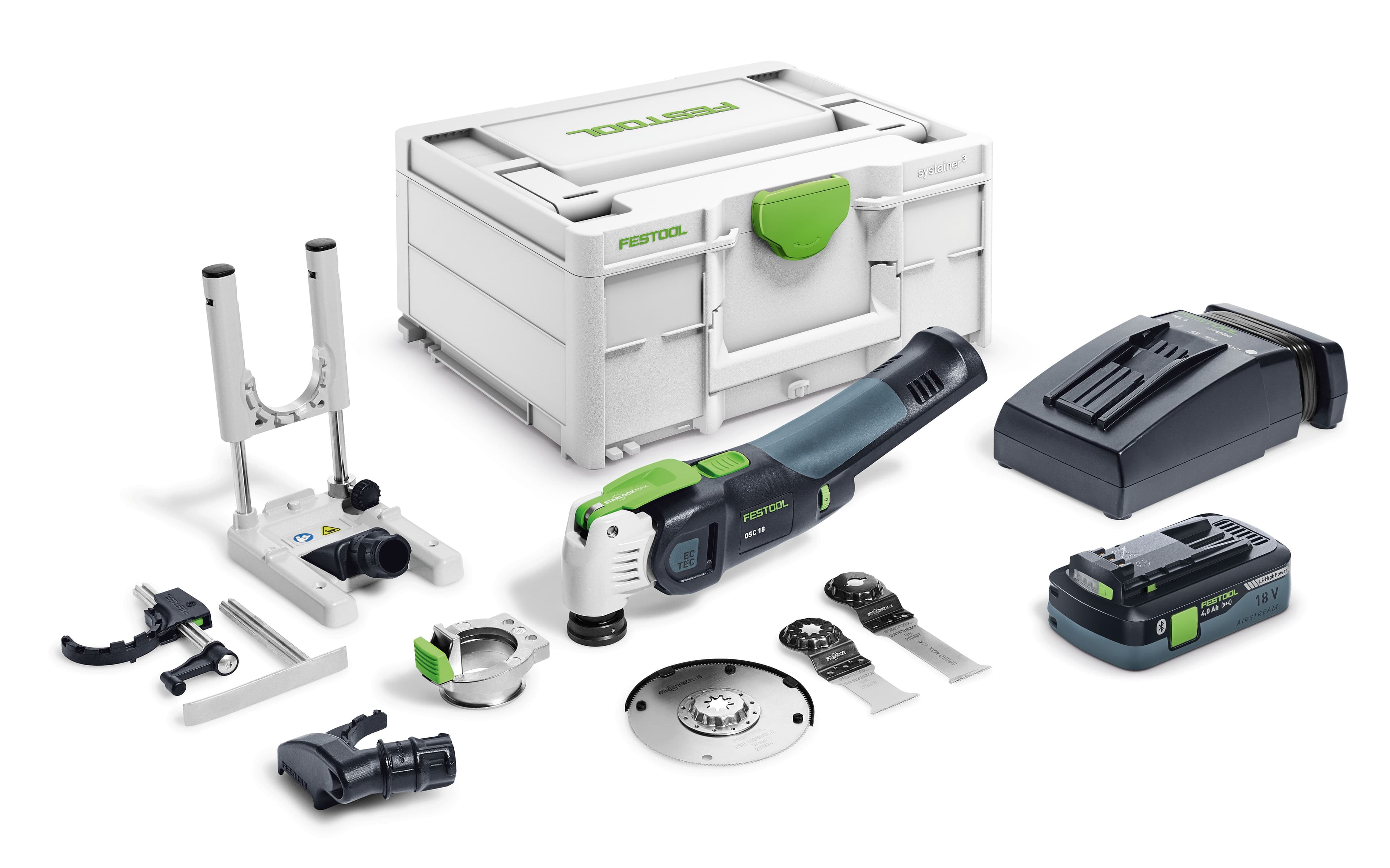 Festool multitool OSC 18 HPC4,0 EI-Set Vecturo 18V 2x 4,0Ah