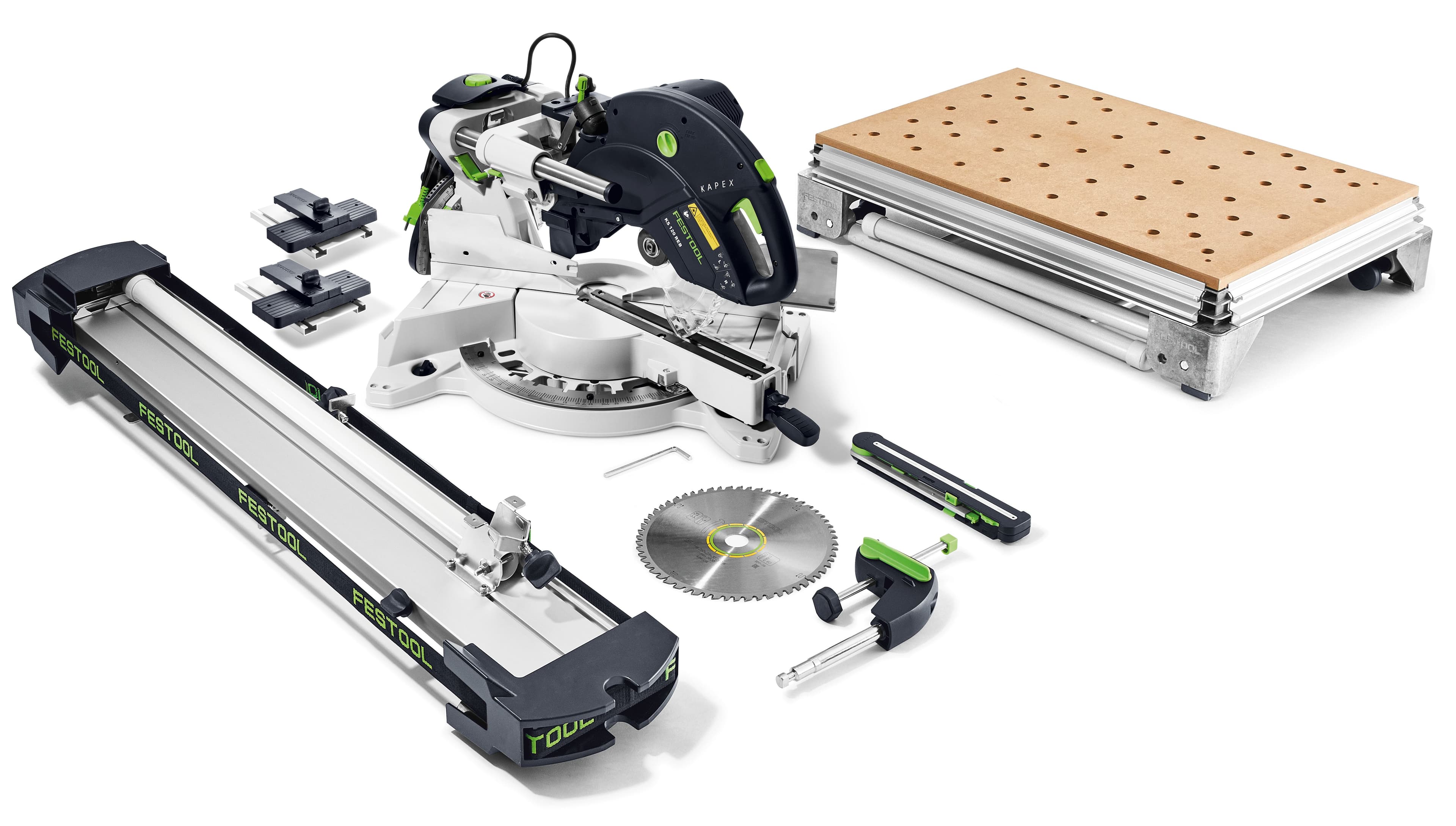 Festool afkortzaag KS 120 REB-Set-MFT 260mm Kapex 230V 1600W