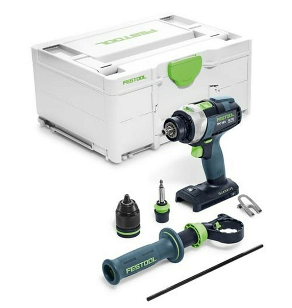 Festool klopboormachine TPC 18/4 I-Basic-5,0 75Nm Quadrive 18V gratis 5Ah accu