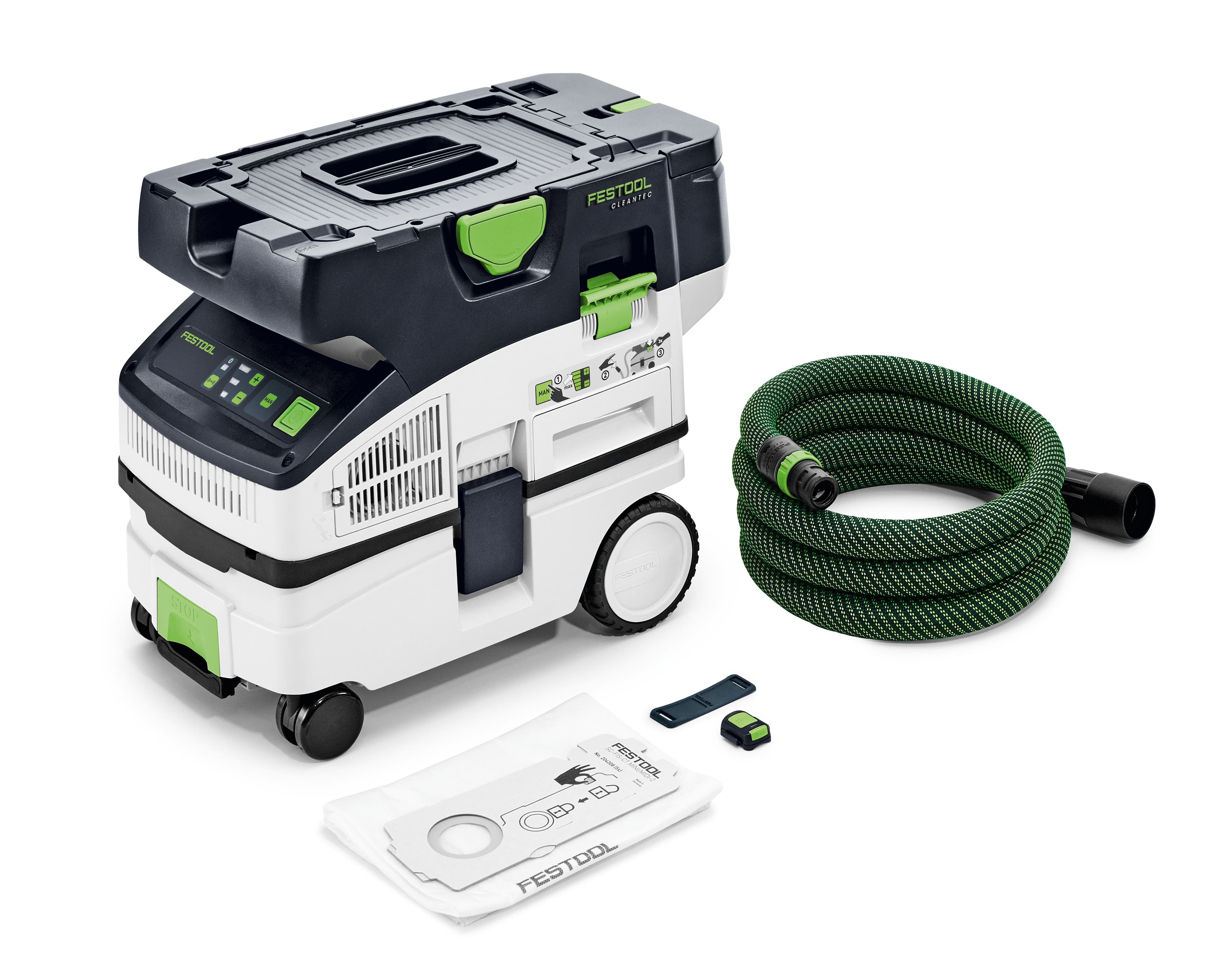Festool stofzuiger CTLC MINI I-Basic 10L L-klasse Cleantec 2x18V