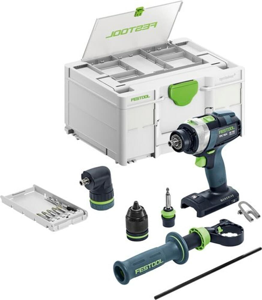 Festool klopboormachine TPC 18/4 I-Basic-Set 75Nm Quadrive 18V