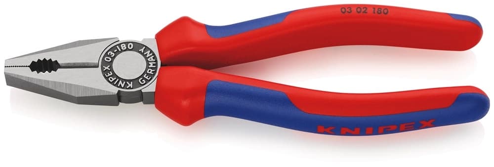 Knipex Kombi-tang gepolijst/comfort 180 mm