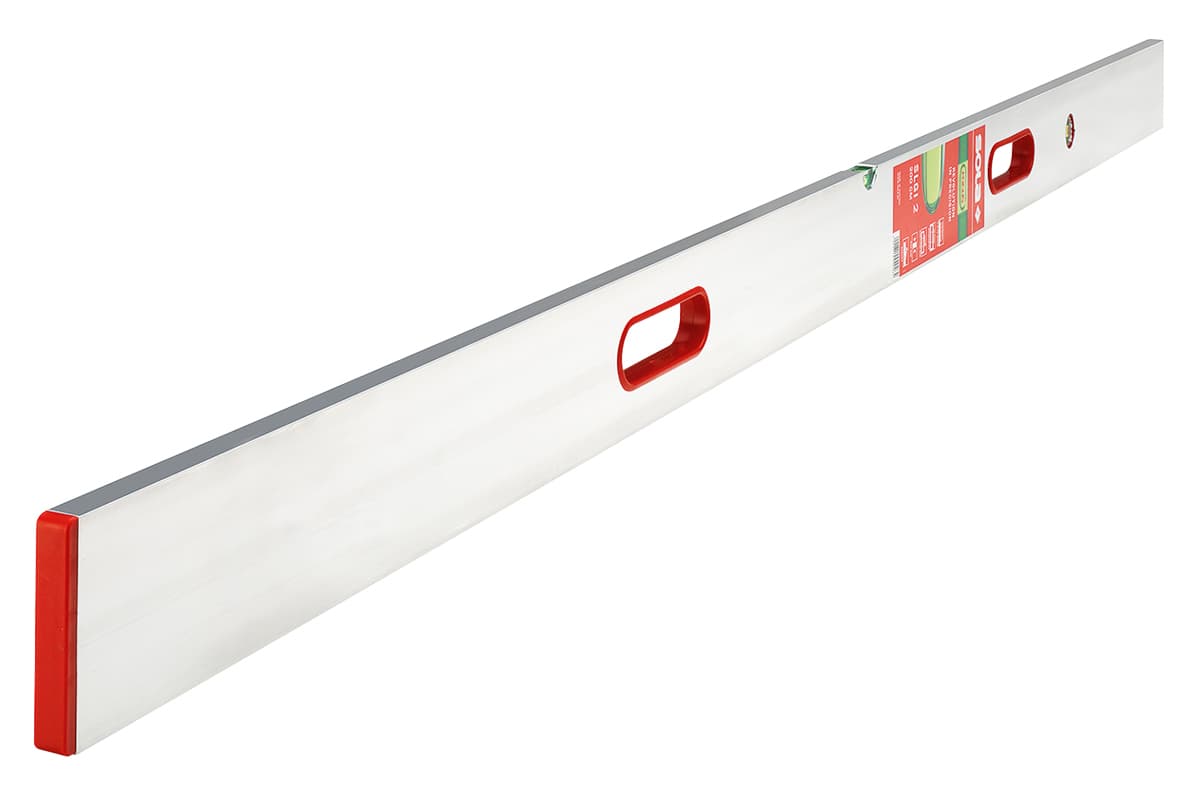 SOLA strijklat SLGI 2 200cm aluminium met 2 libellen en gecentreerde handgrepen