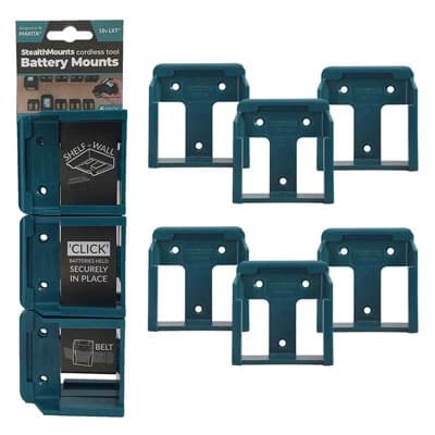 Stealthmounts Makita accu houder 18V 6st blauw