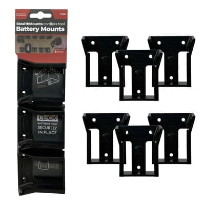 Stealthmounts Milwaukee accu houder M18 6st zwart