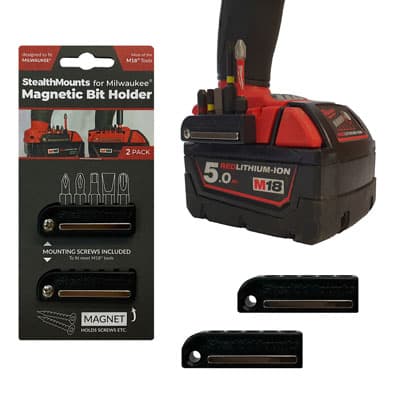 Stealthmounts Milwaukee magnetische bithouder 2st zwart