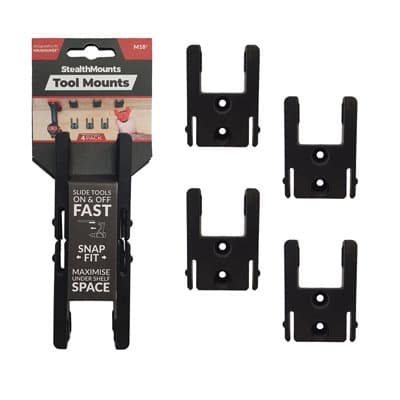 Stealthmounts Milwaukee machine houder M18 4st zwart