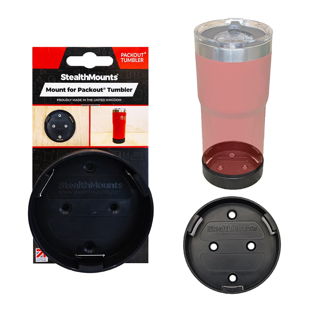 Stealthmounts Milwaukee packout bekerhouder zwart