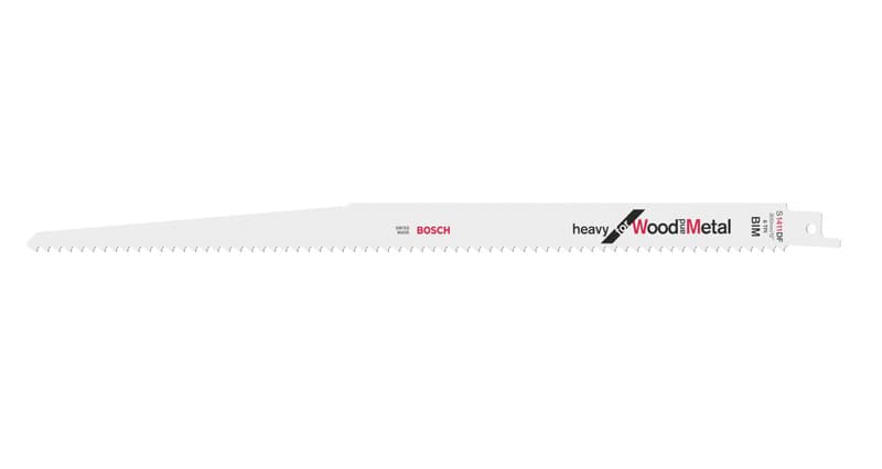 Bosch reciprozaagblad S 1411 DF Heavy Wood and Metal Professional 300mm 5 stuks