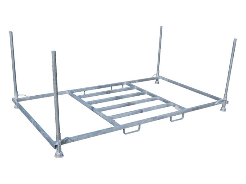 Bouwhek stapelpallet incl. 4 rongen