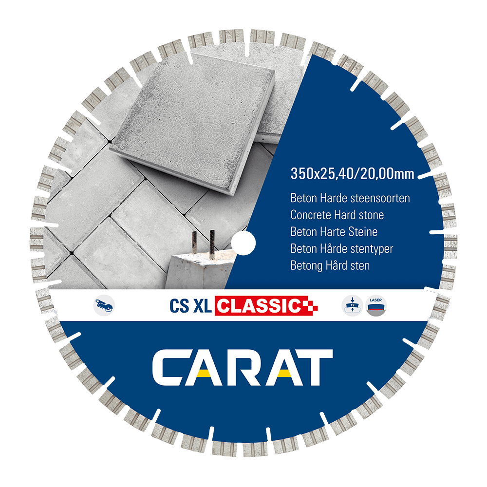Carat Diamantzaagblad CSC XL Beton Ø350x25,40/20,00mm