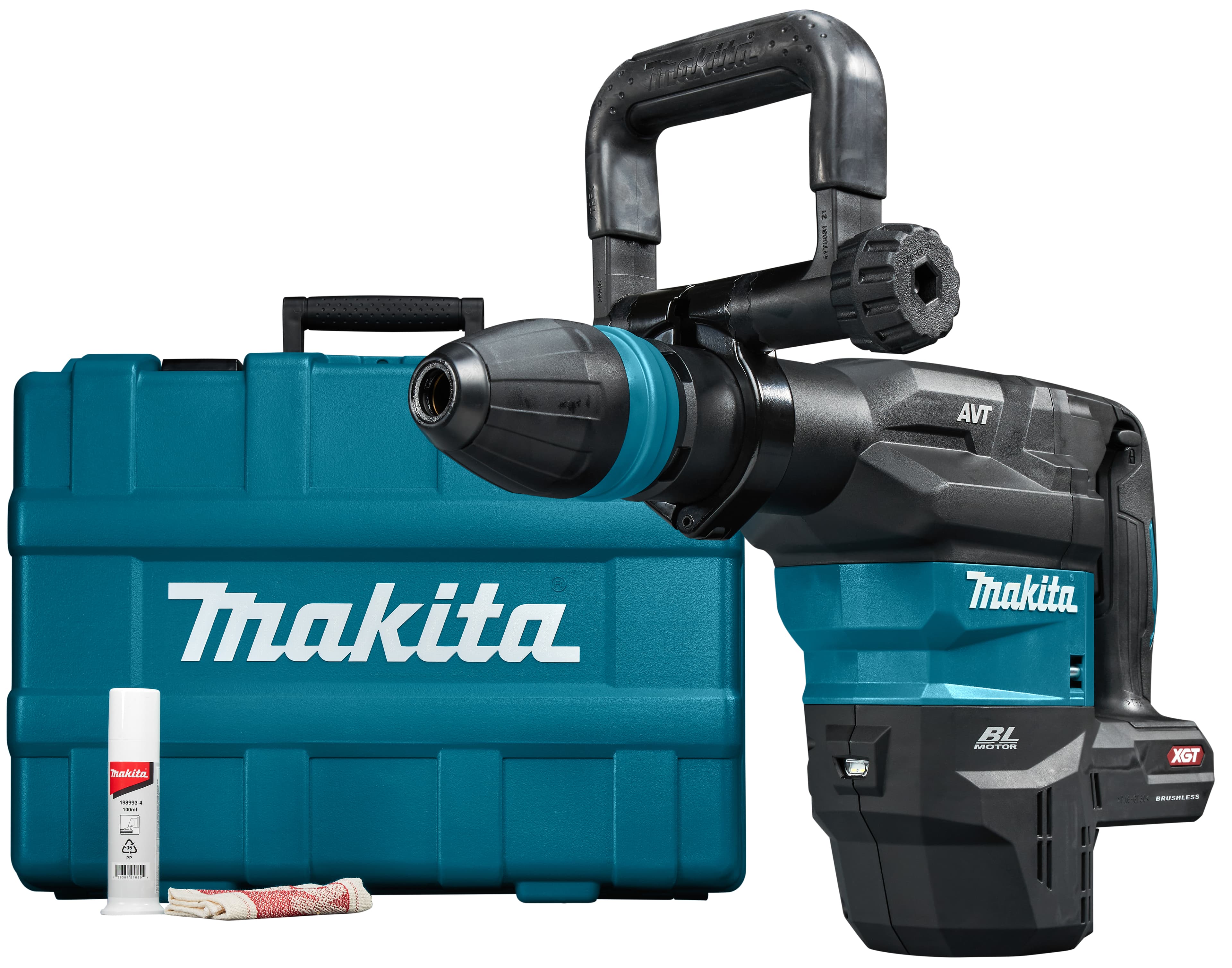 Makita breekhamer HM001GZ04 SDS-max 9.4J 6.8kg 40V AWS koffer