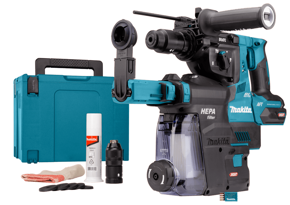 Makita boorhamer HR002GZ05 SDS-plus 2.9j beitelstop 40V AWS Mbox