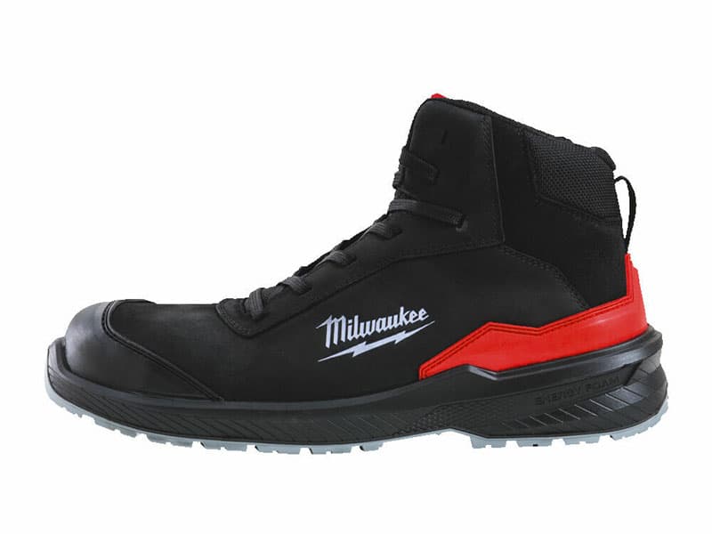 Milwaukee Werkschoen Flextred mid S3S, veters, zwart, ESD SC FO SR