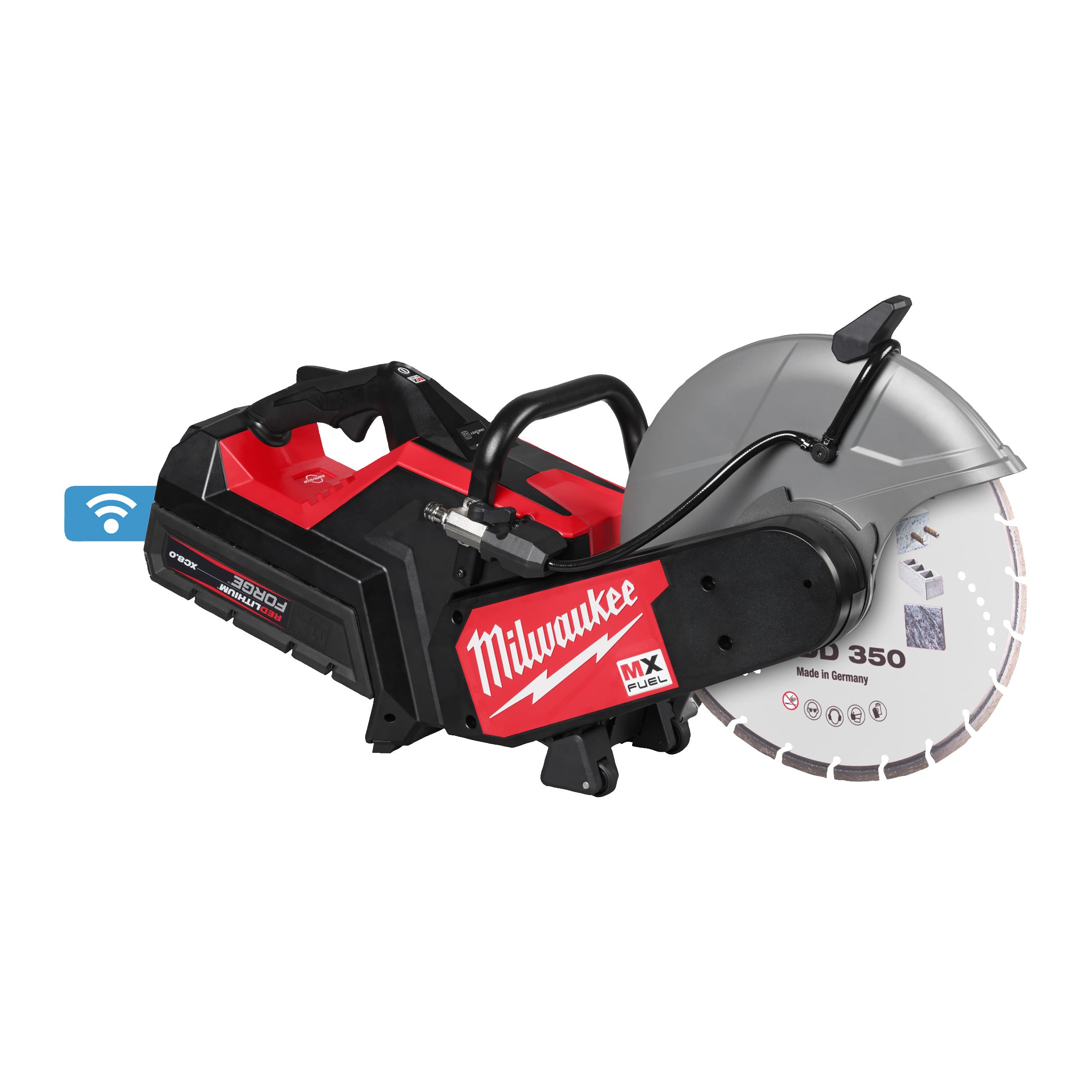 Milwaukee doorslijper MXF COS350G2-802 350mm rem 2x 8,0Ah