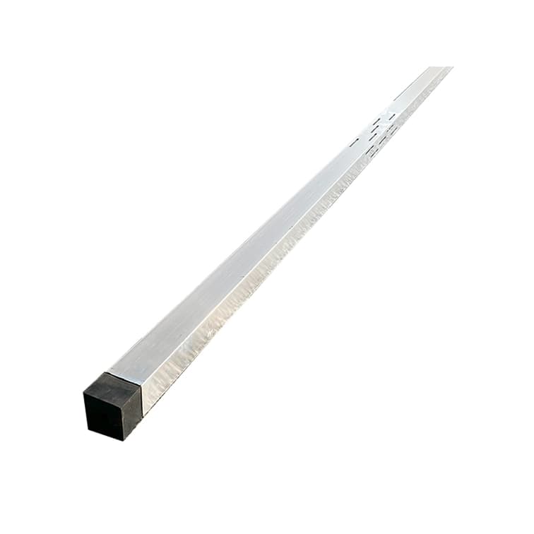 Aluminium metselprofiel 300cm kunststofklossen