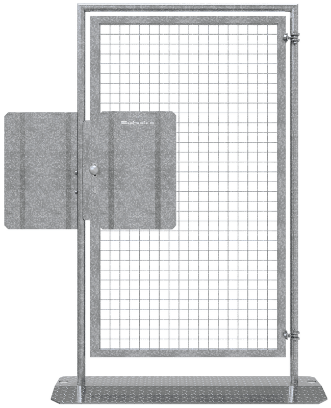 Bouwhek vluchtpoort 1.98 x 1.12 m