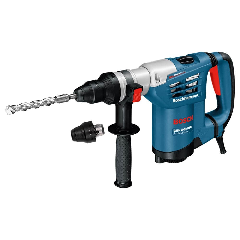 Bosch boorhamer GBH 4-32 DFR Professional 900W SDS plus + snelspanboorhouder