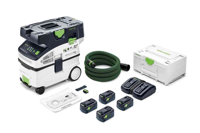 Festool stofzuiger CTLC MIDI I-Plus 15L L-klasse Cleantec 2x18V