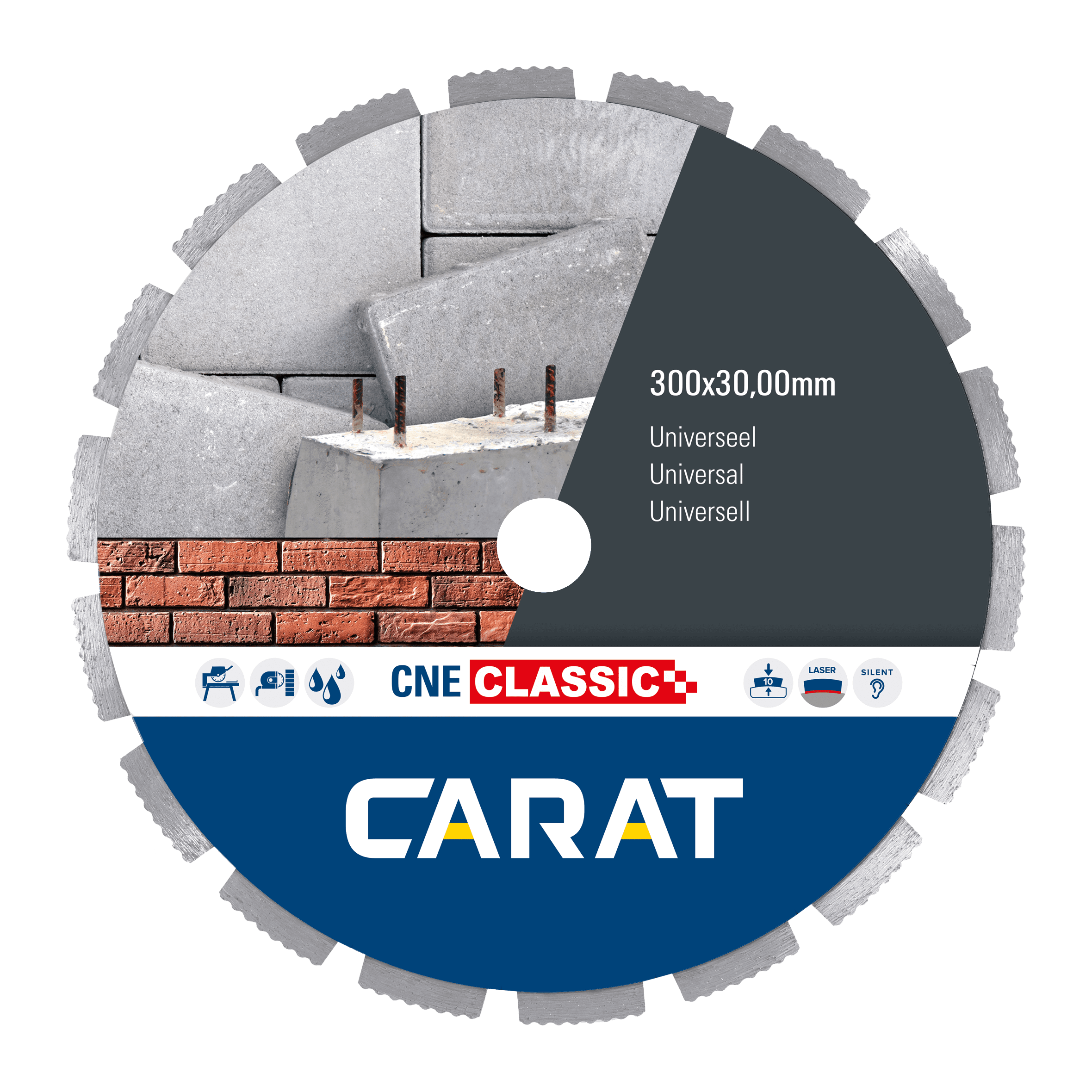 Carat diamantzaagblad CNEC universeel Classic