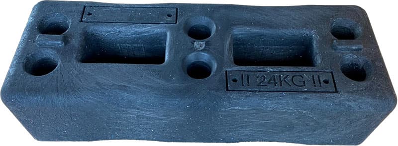 Bouwhekvoet kunststof | 24 kg