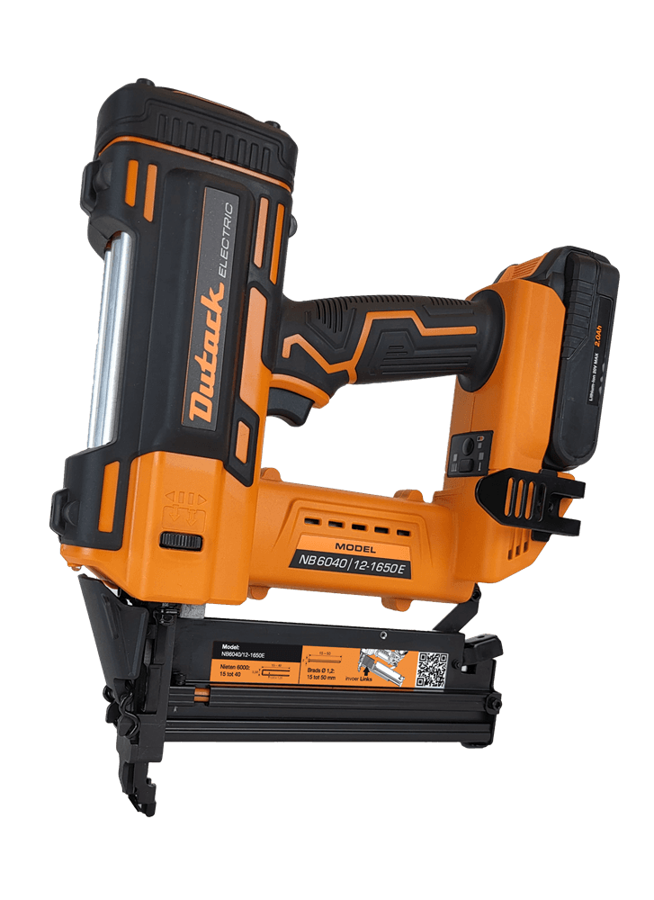 Dutack 20V combitacker NB6040/12-1650E 18+16Ga brads 5,5 kroon nieten