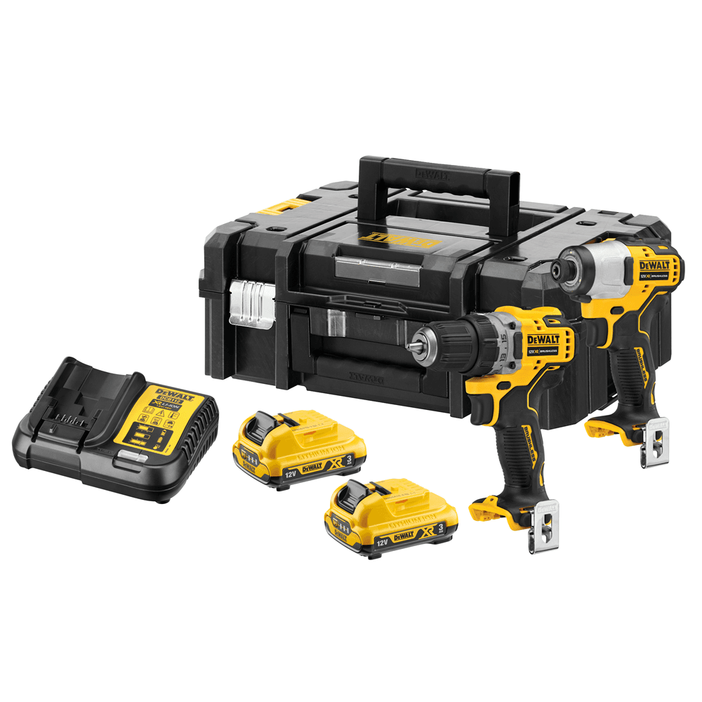 DeWalt combiset DCK2110L2T-QW 2-kit 12V 2x 3.0Ah