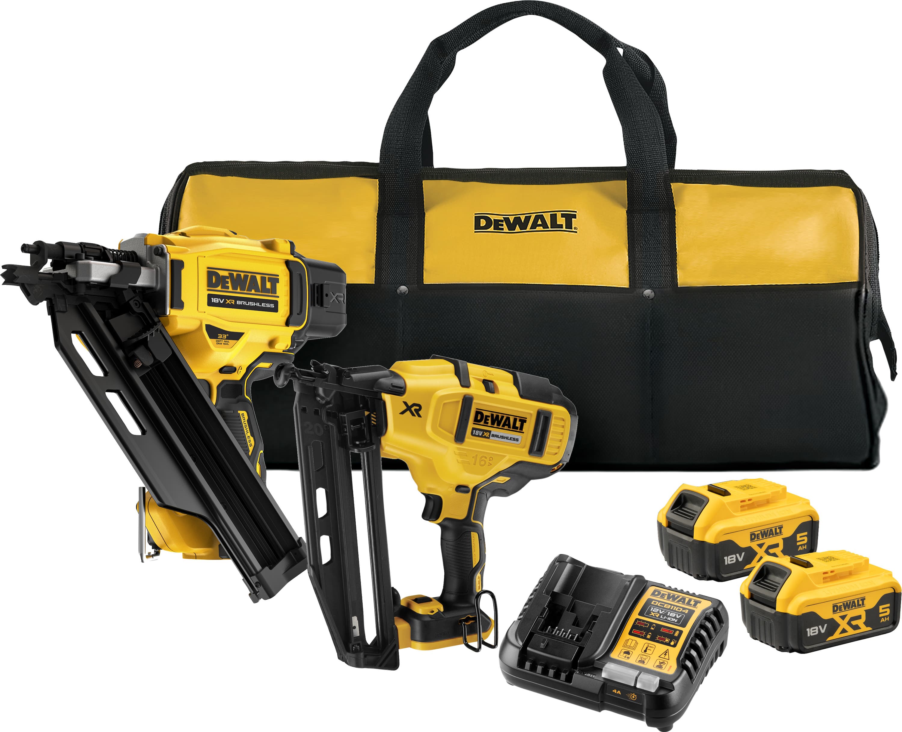 DeWalt combiset DCK246P2-QW 2-kit 18V 2x 5.0Ah