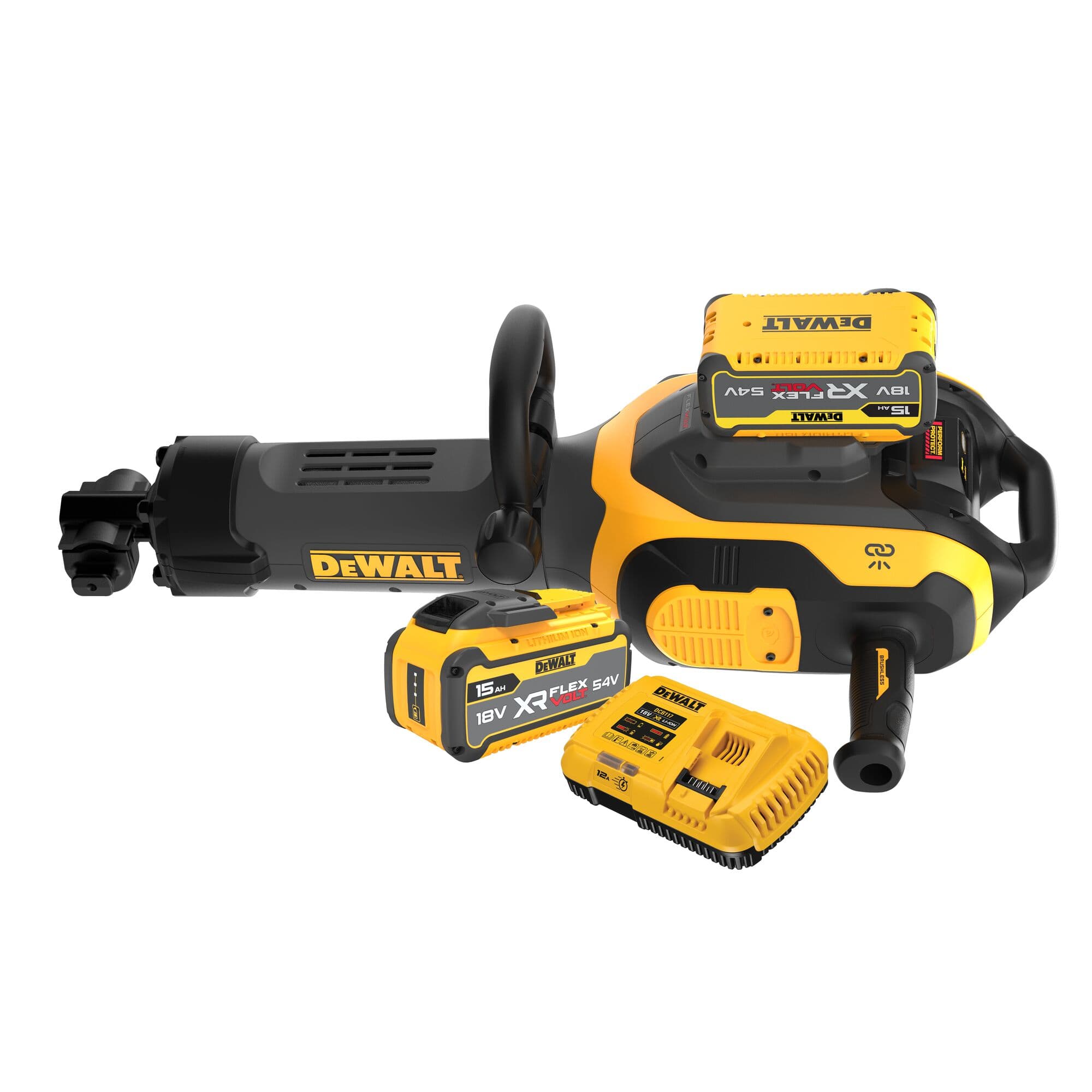 DeWalt breekhamer DCH966Z2-QW Hex 28mm 41J 18.6kg 54V 2x 15Ah Flexvolt