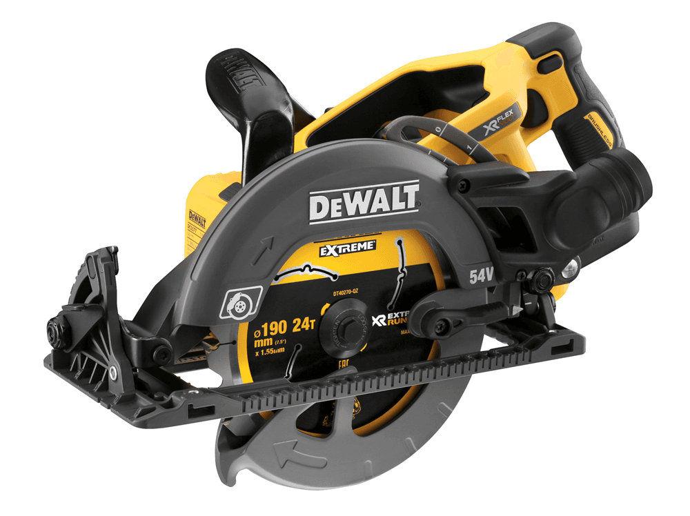 DeWalt cirkelzaag DCS577N-XJ 190mm hoog koppel 54V Flexvolt