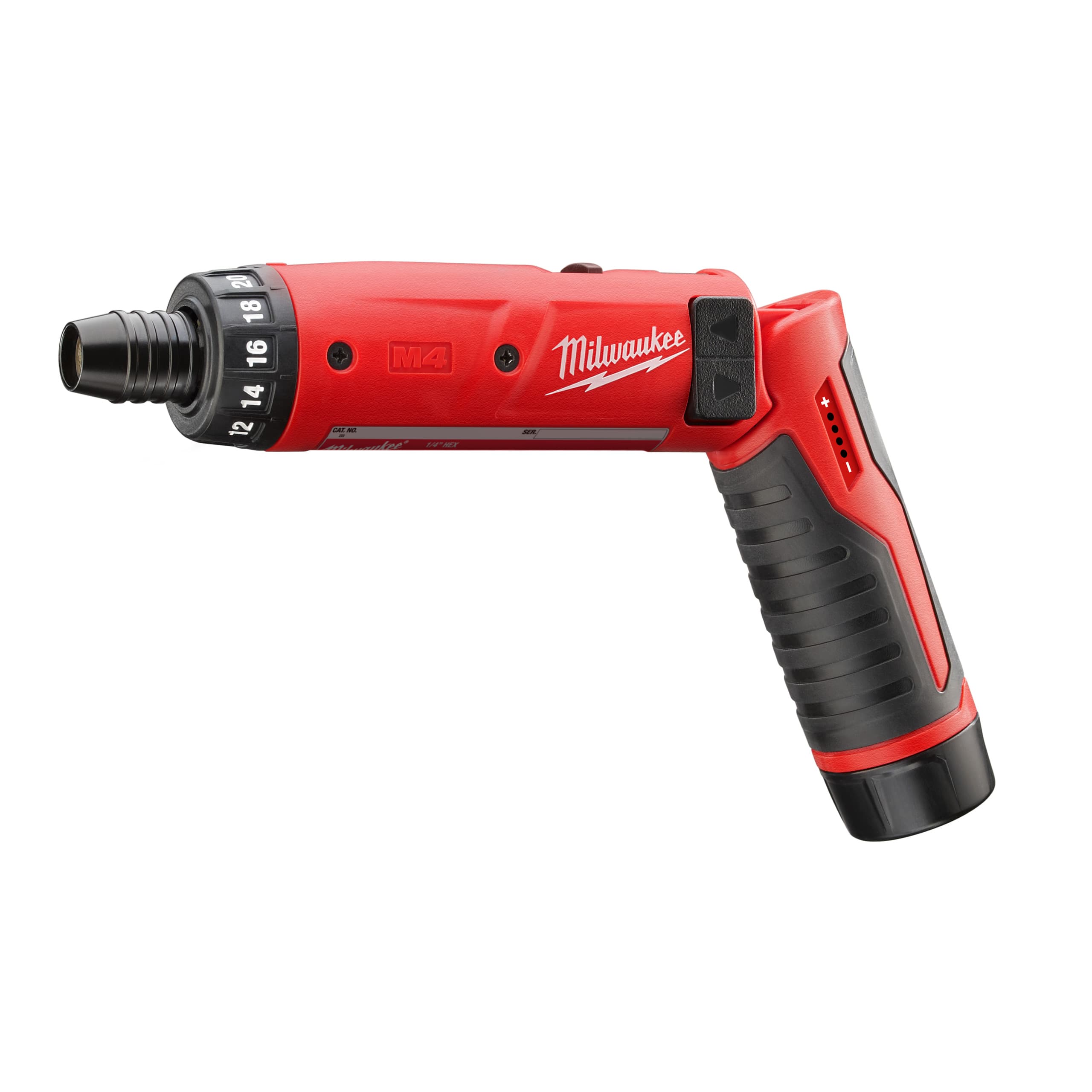Milwaukee schroevendraaier M4 D-202B 5Nm in-line 2x 2,0Ah tas