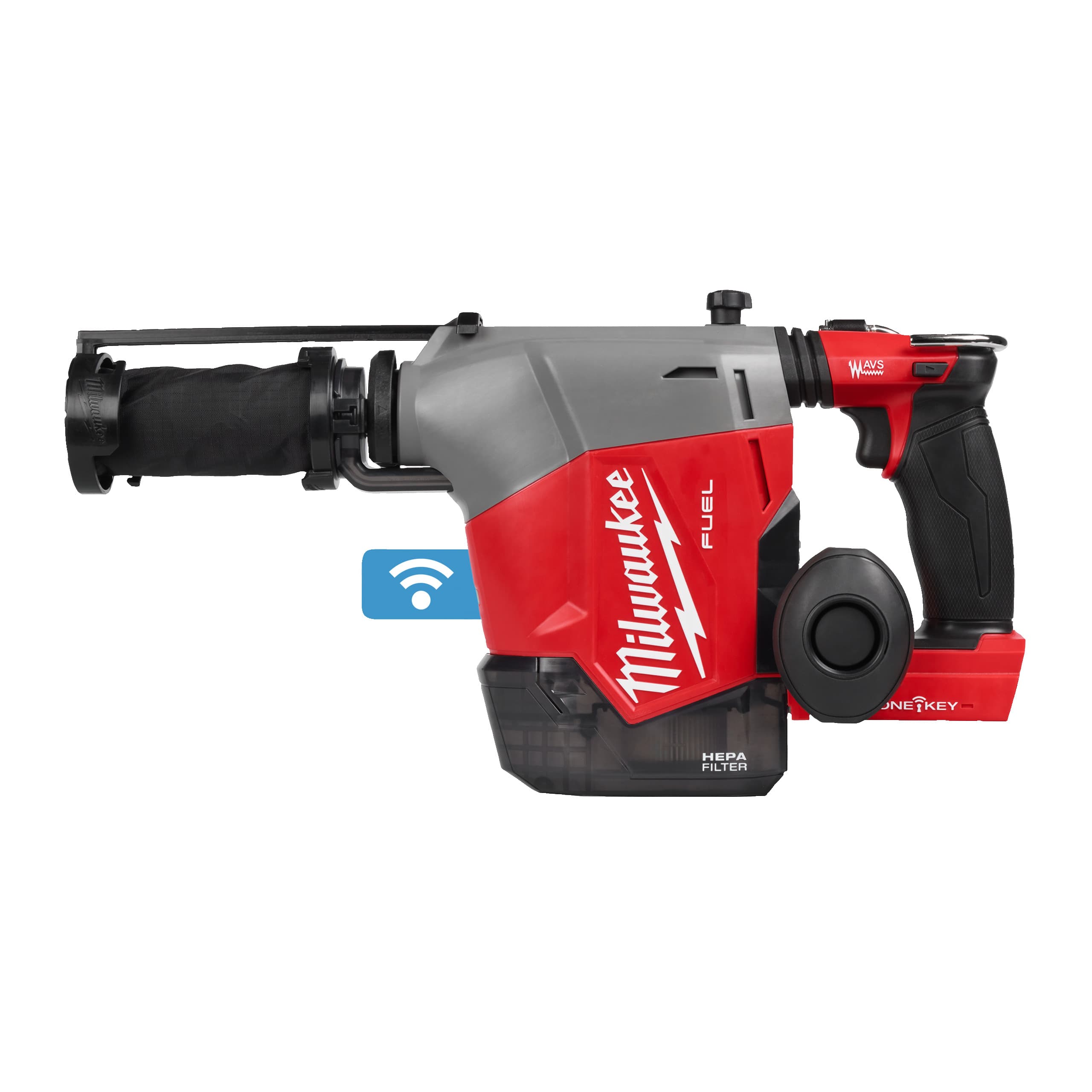 Milwaukee boorhamer M18 FHAFOH16-0X SDS-plus 2,3J 16mm bovenhands FUEL incl. stofafzuiging koffer